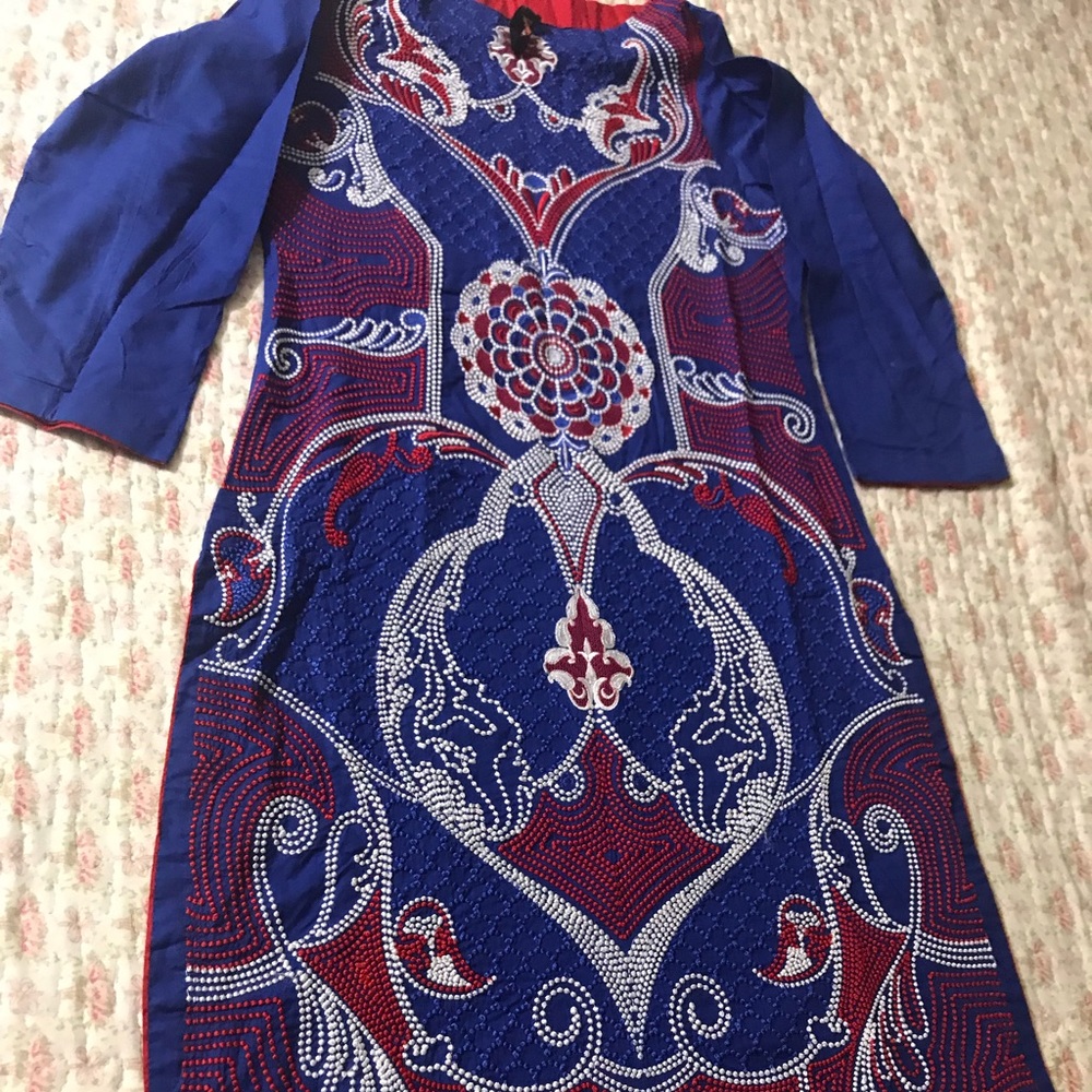Full embroidered designer kameez by Warda